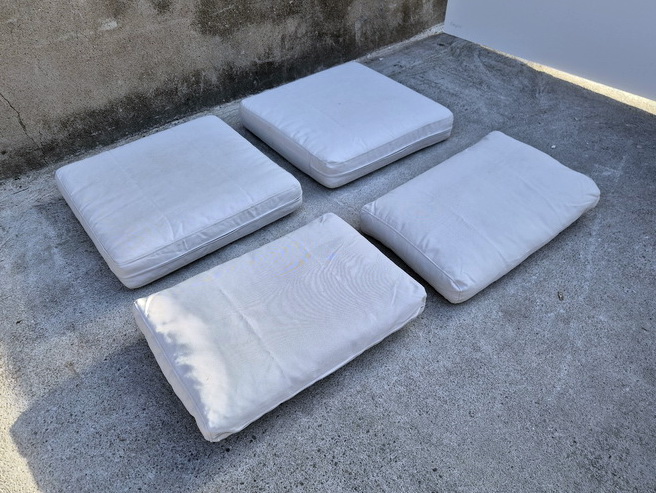 cojin respaldo sofa sillon jardin 13x60x60 15x62x44 2u